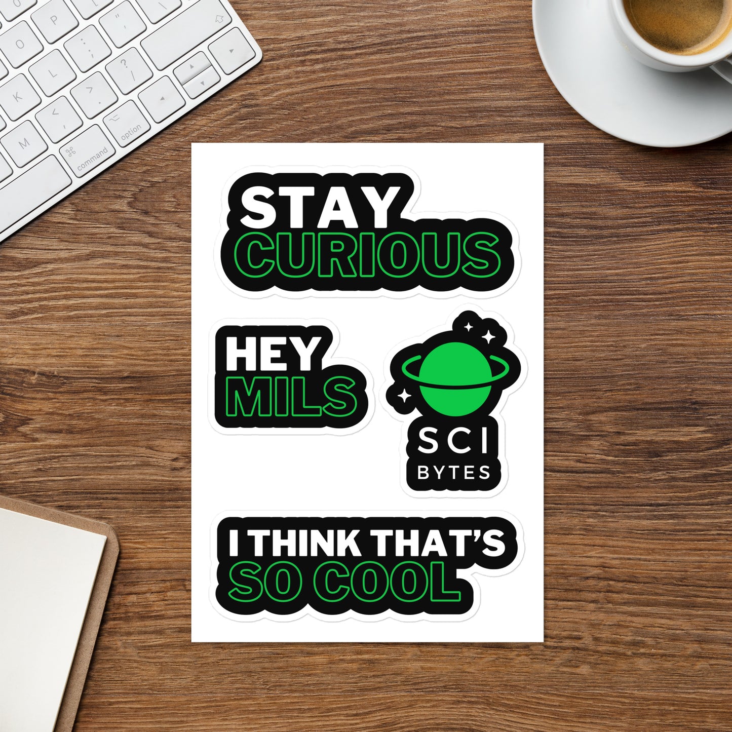 SciBytes Sticker Sheet