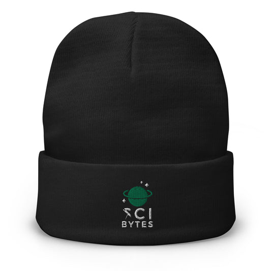 Embroidered SciBytes Beanie