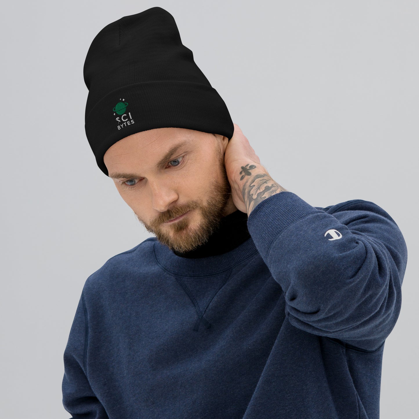 Embroidered SciBytes Beanie