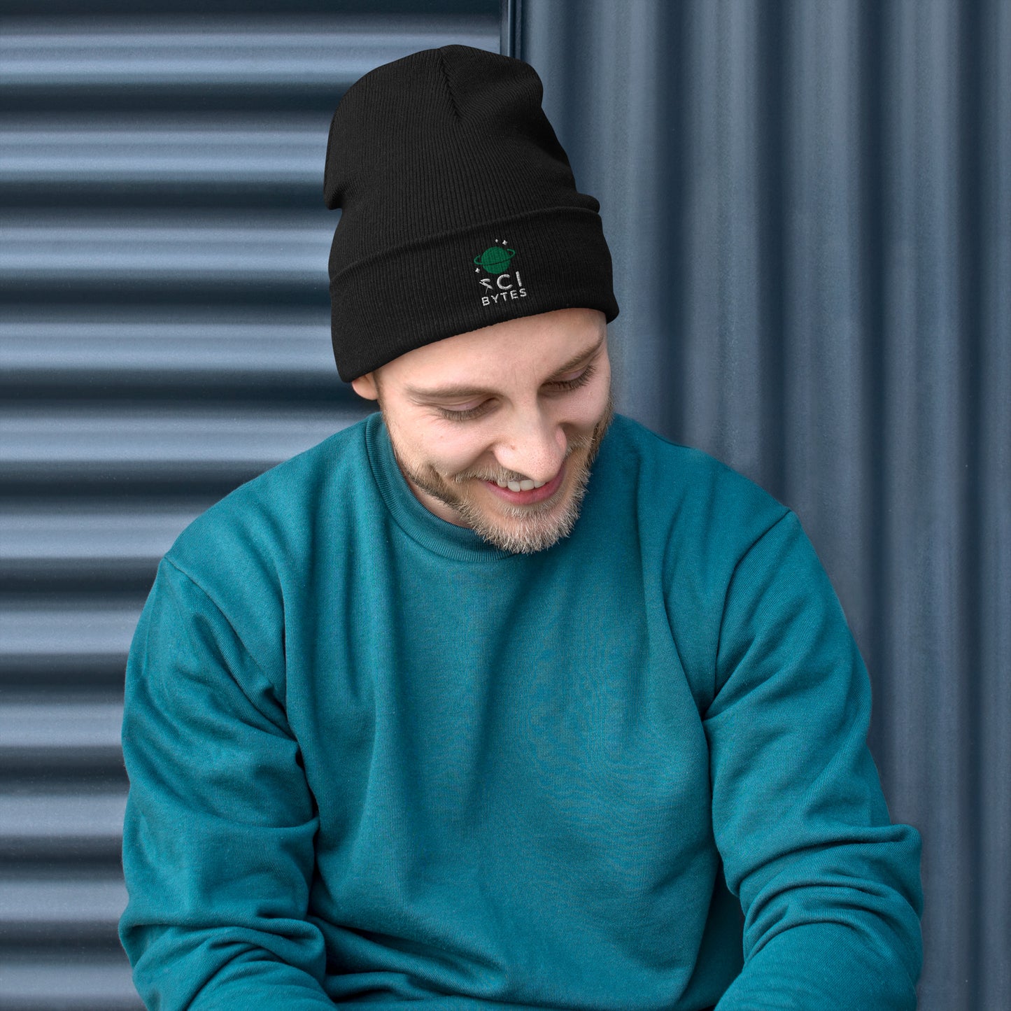 Embroidered SciBytes Beanie